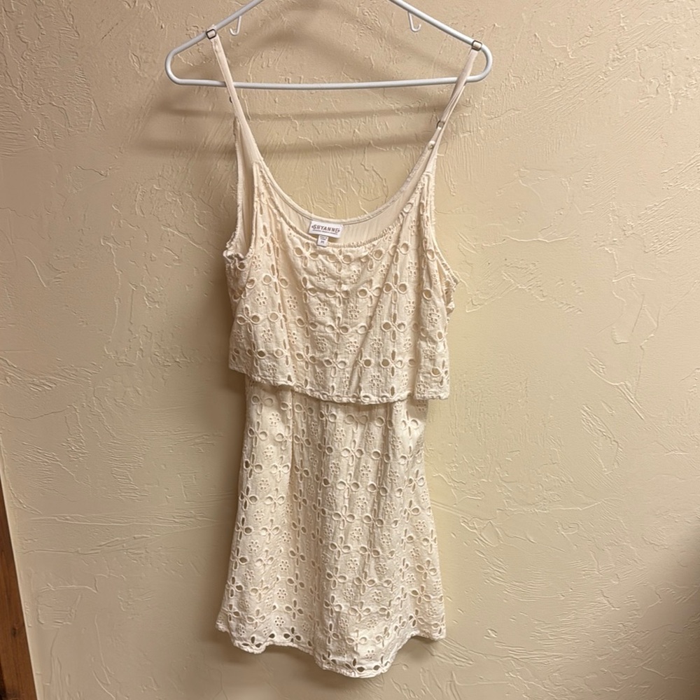 Shyanne Cream Eyelet Dress